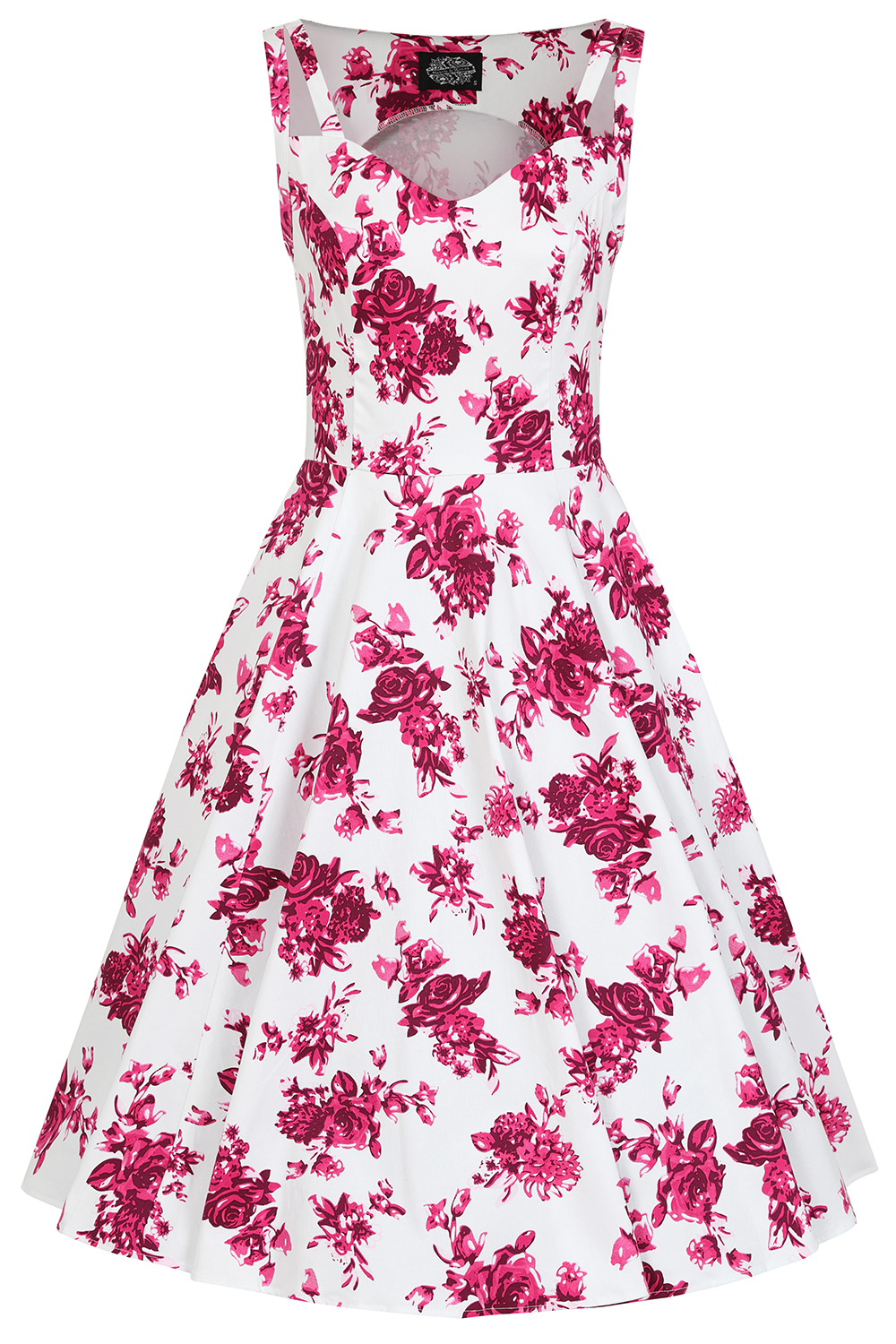 Pink Rosaceae Swing Dress